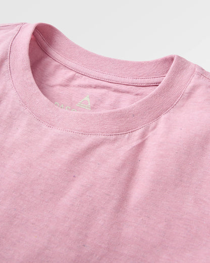 Heritage Recycled Relaxed Fit T-Shirt - Pink Haze - Flatlay