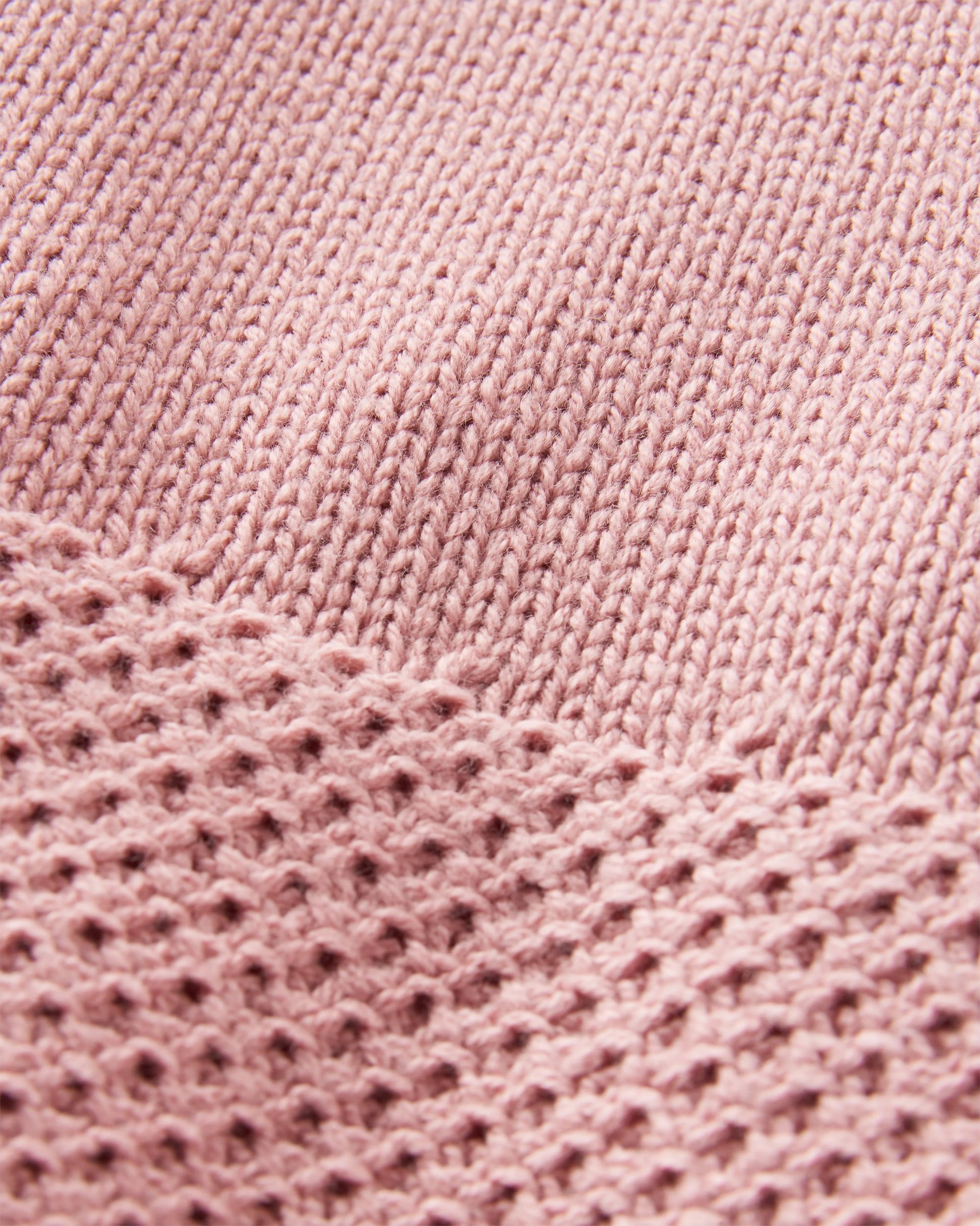 Cove 2.0 Organic Cotton Knitted Jumper - Pink Haze