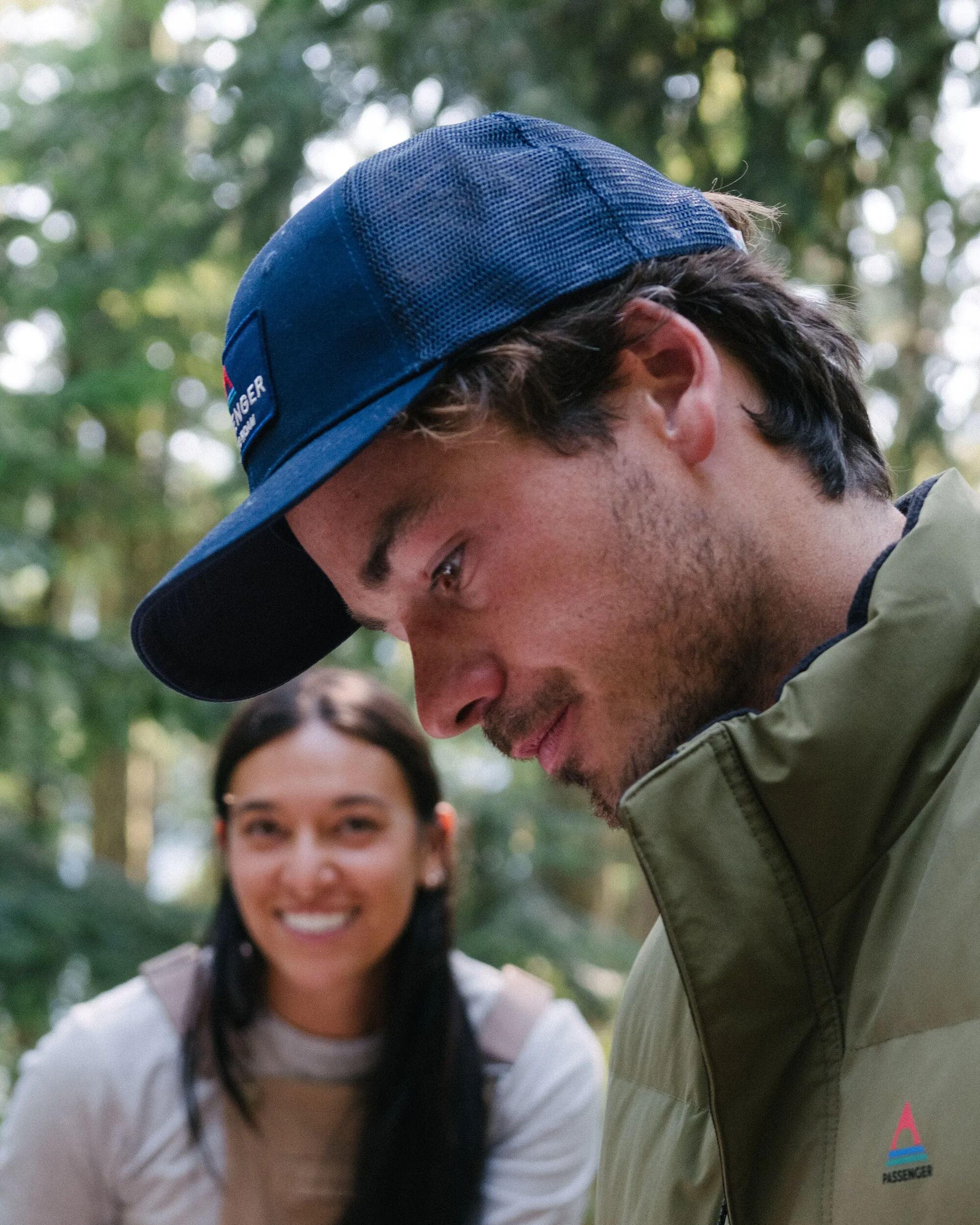 Core Organic Cotton Trucker Cap - Rich Navy - Lifestyle - Male