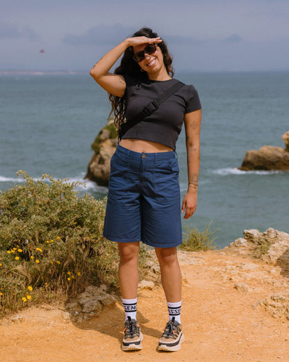 Lani Light Short - Dark Denim - Lifestyle