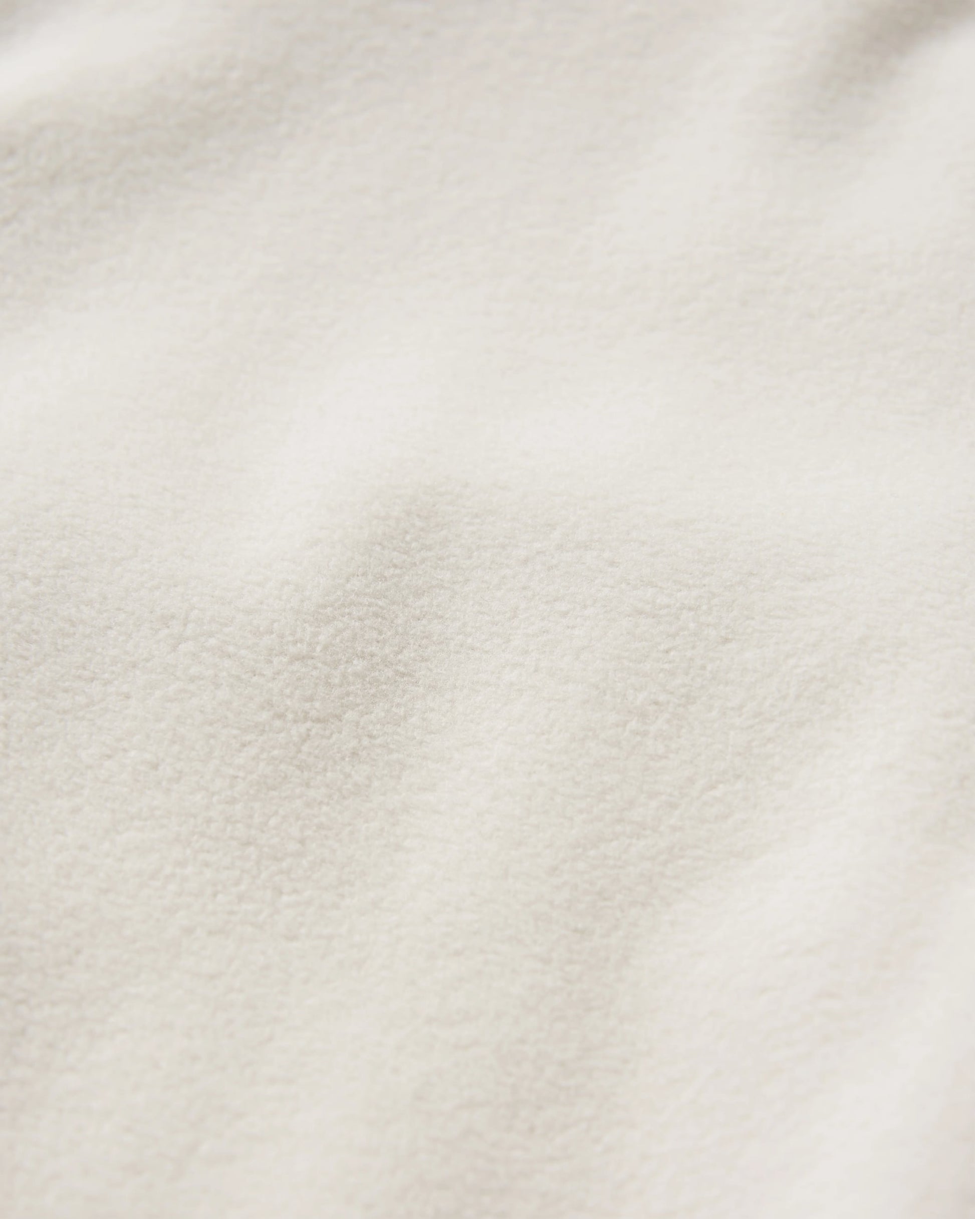 Ayla Recycled Micro Polartec® Fleece - Vintage White - Flatlay