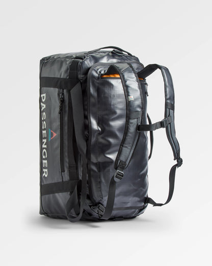 Roamer Recycled 60L Duffel Bag - Phantom Black - Flatlay