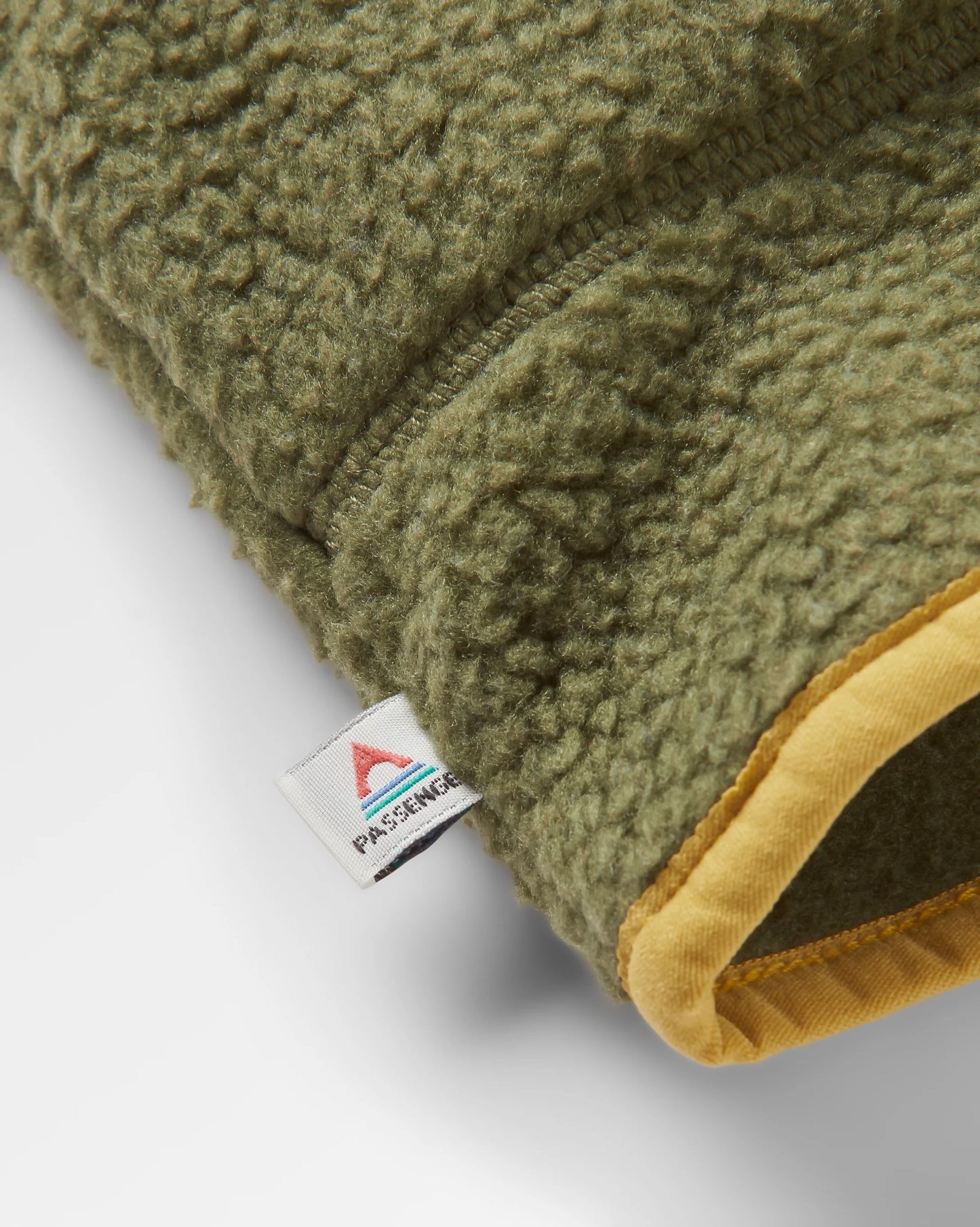 Maine 2.0 1/2 Zip Recycled Sherpa Fleece - Khaki