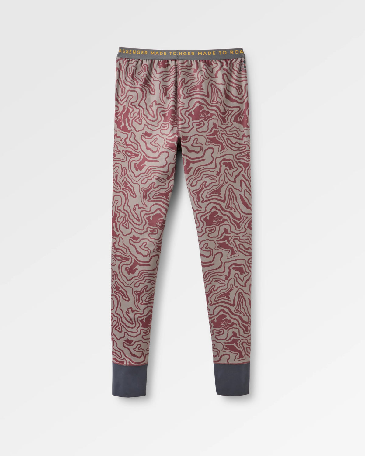 Amberline Base Layer Leggings - Strata Swirl Brambleberry - Flatlay