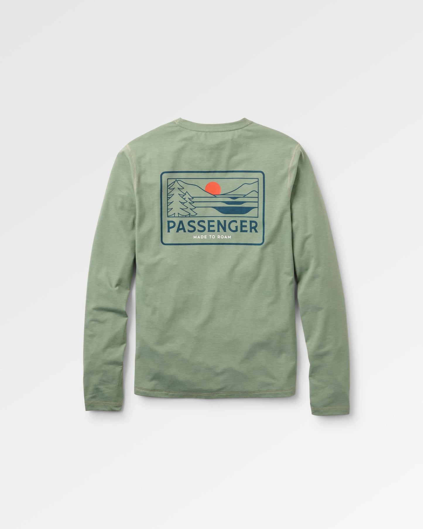 Roamscreen UPF50 LS T-Shirt - Pistachio - Flatlay