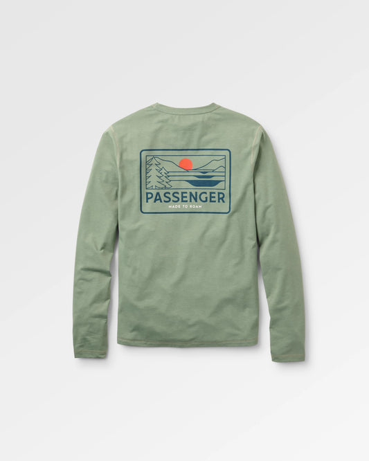 Roamscreen UPF50 LS T-Shirt - Pistachio - Flatlay
