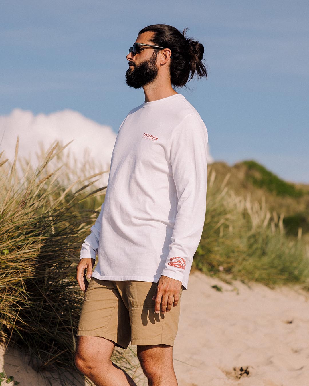 Icon Recycled Cotton Ls T-Shirt - White