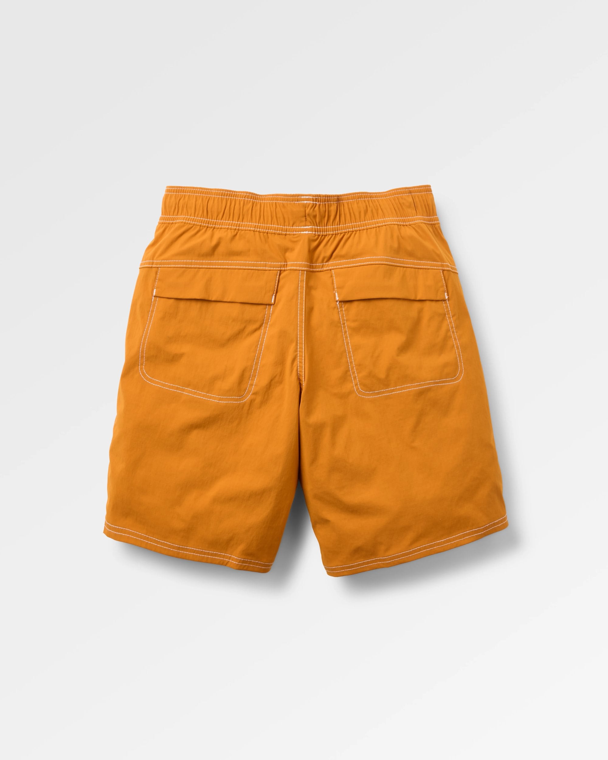 Searcher Longer Line 10" Boardshort - Retro Orange - Flatlay