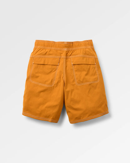 Searcher Longer Line 10" Boardshort - Retro Orange - Flatlay