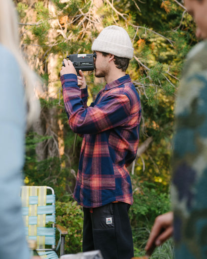 Backcountry Check Shirt - Rich Navy/ Red Ochre Check