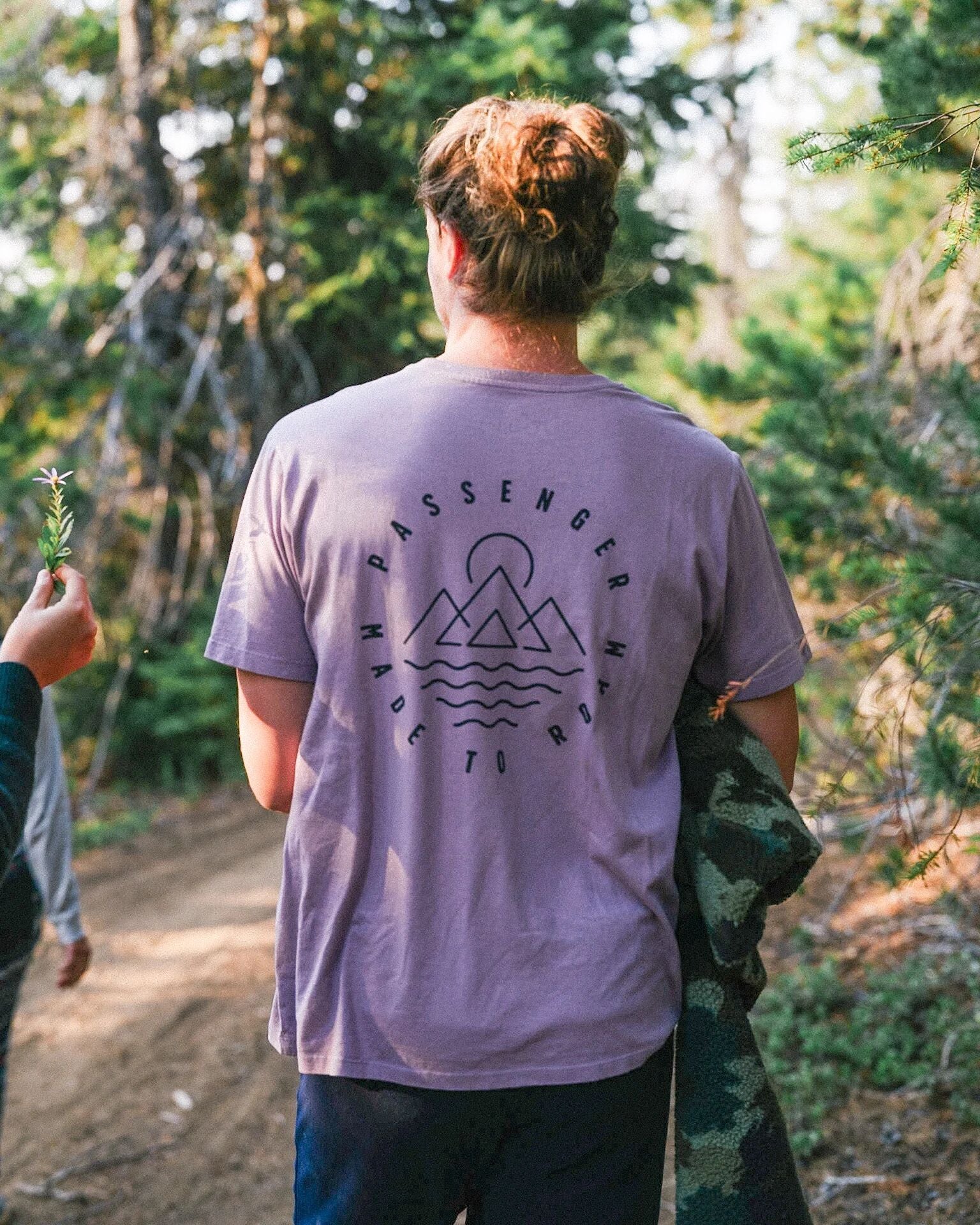 Escapism Recycled Cotton T-Shirt - Dusty Lilac - Lifestyle