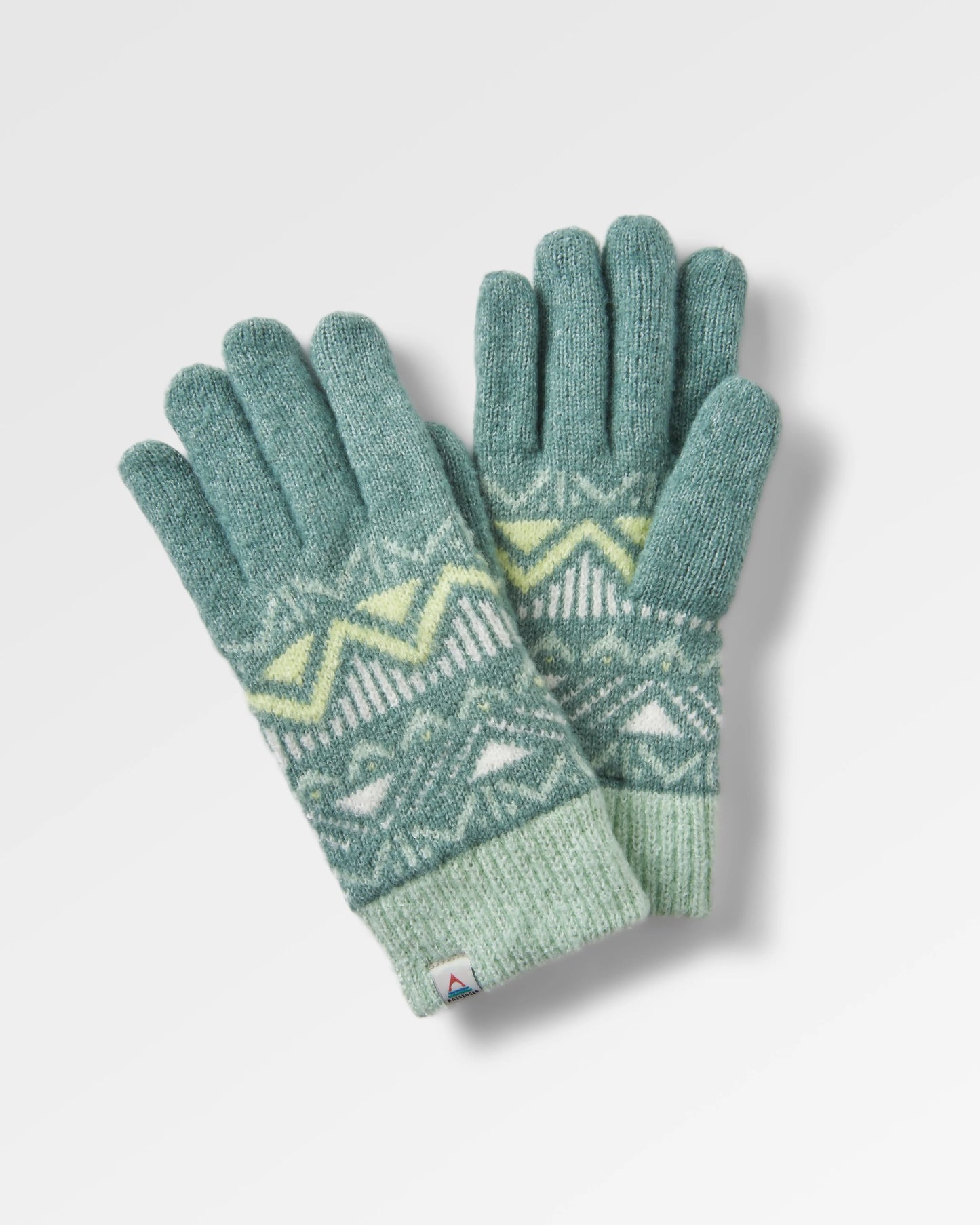 Nettle Recycled Knitted Gloves - Arctic