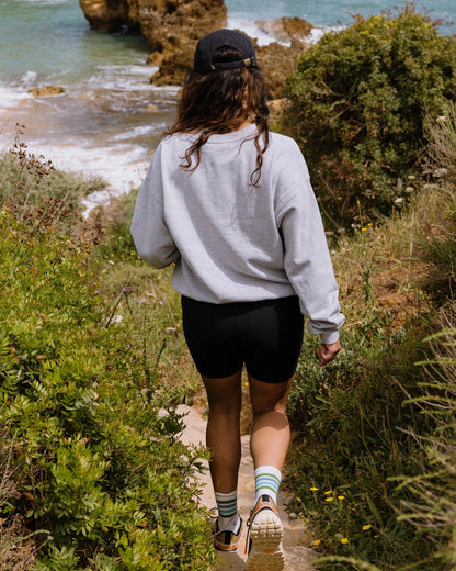 Heritage Women's Sweatshirt - Mid Grey Marl - Lifestyle