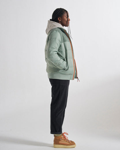 Inspire Recycled Insulated Jacket - Pistachio - Studio Model