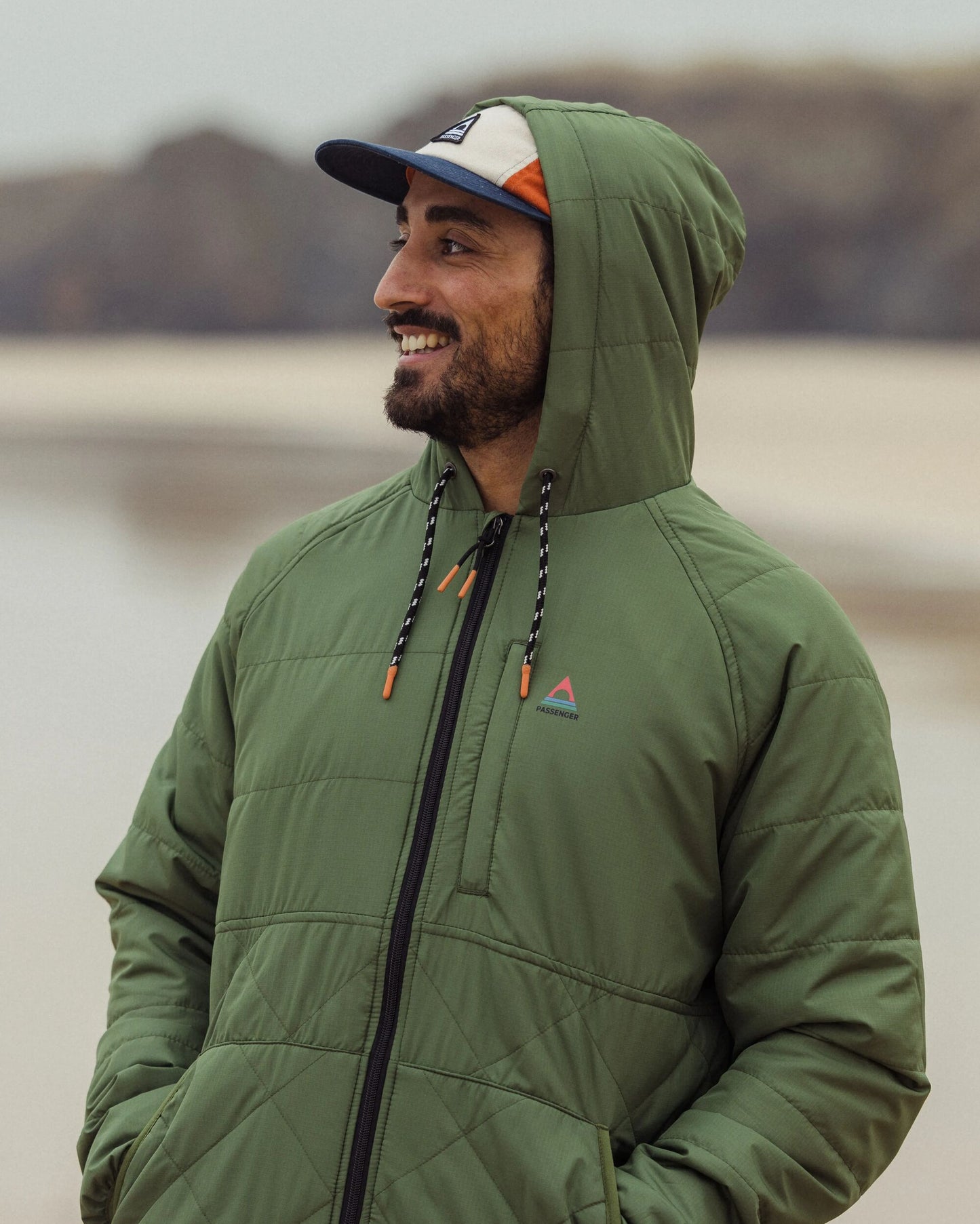 Dylan Recycled Insulated Full Zip Jacket - Wild Green