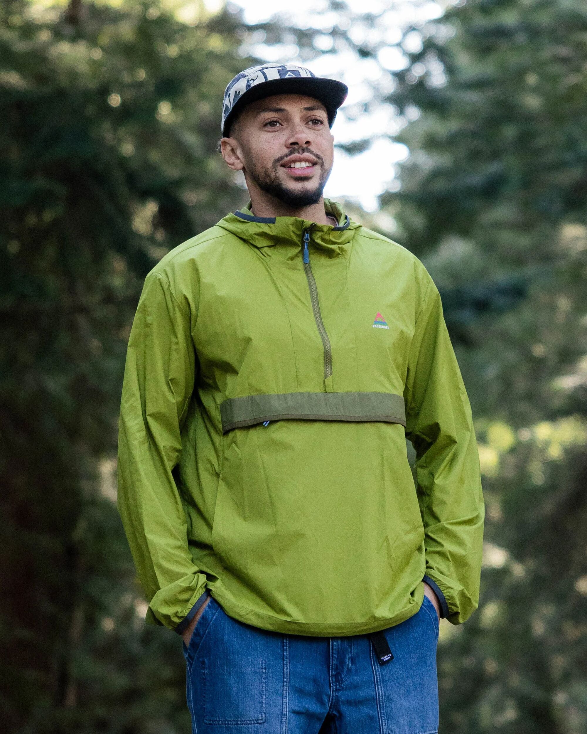 Gusto Windshell Anorak - Tea Green - Lifestyle