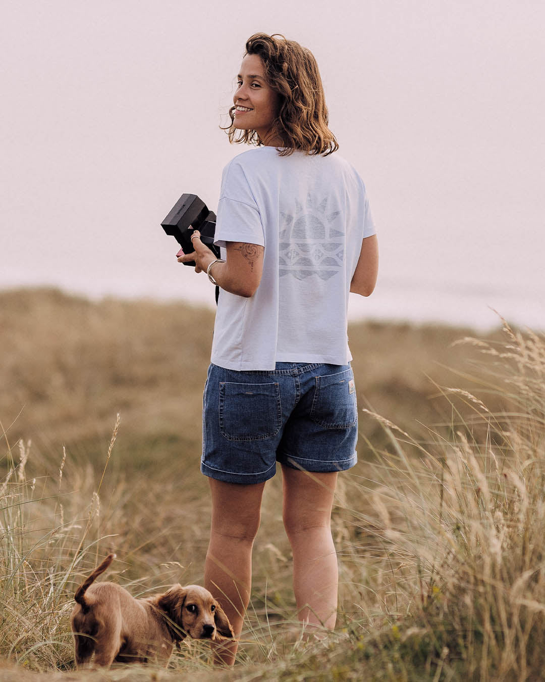 Mindful Recycled Cotton T-Shirt - Pale Blue