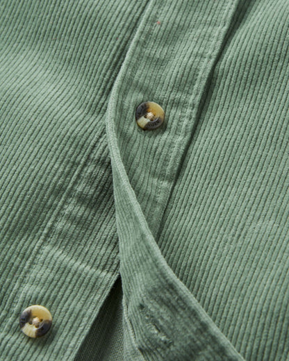 Backcountry Cord Shirt - Pistachio - Flatlay