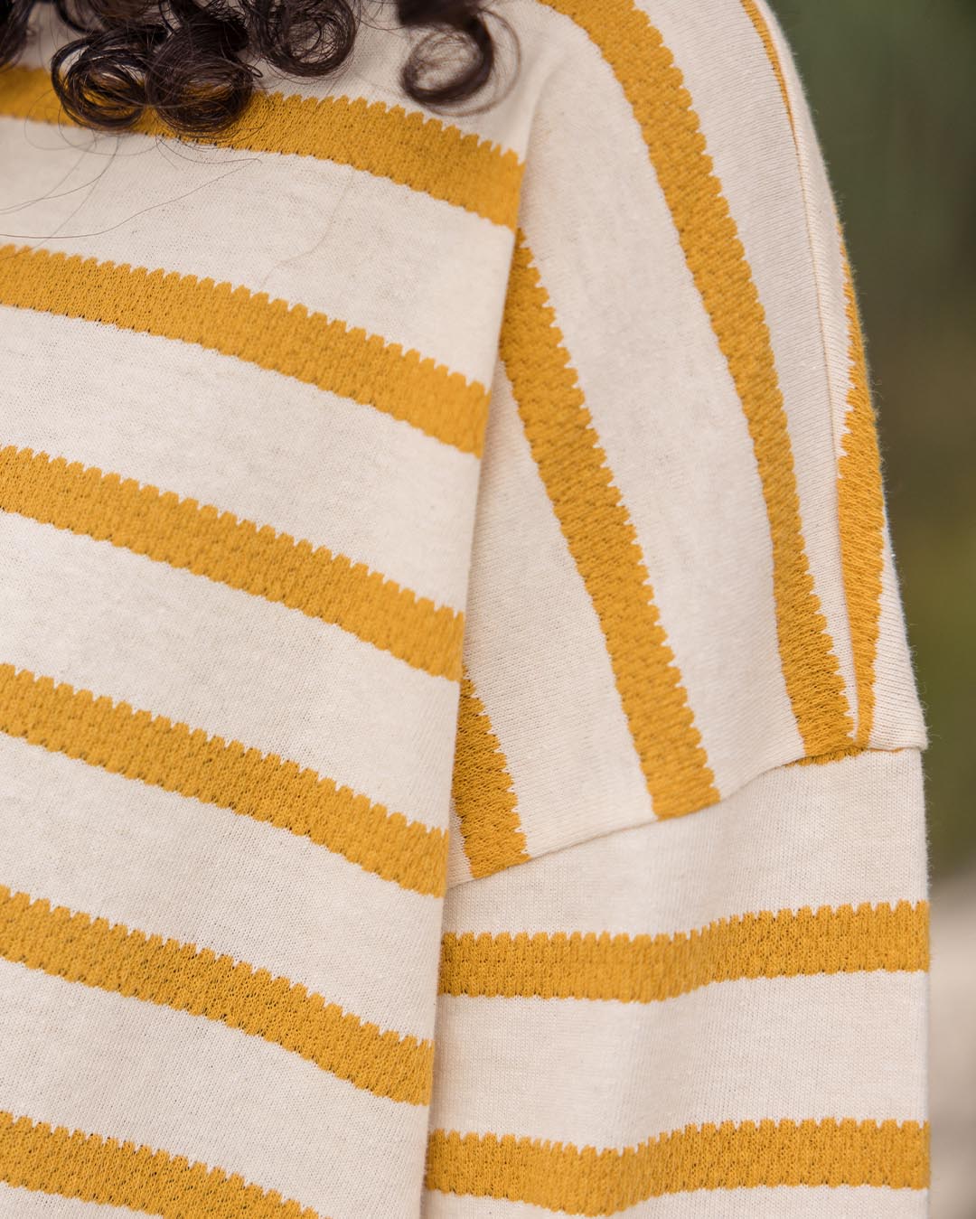 Misty Stripe LS T-Shirt - Honey