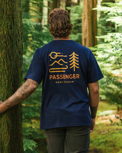 Phoenix Organic Cotton T-Shirt - Rich Navy - 