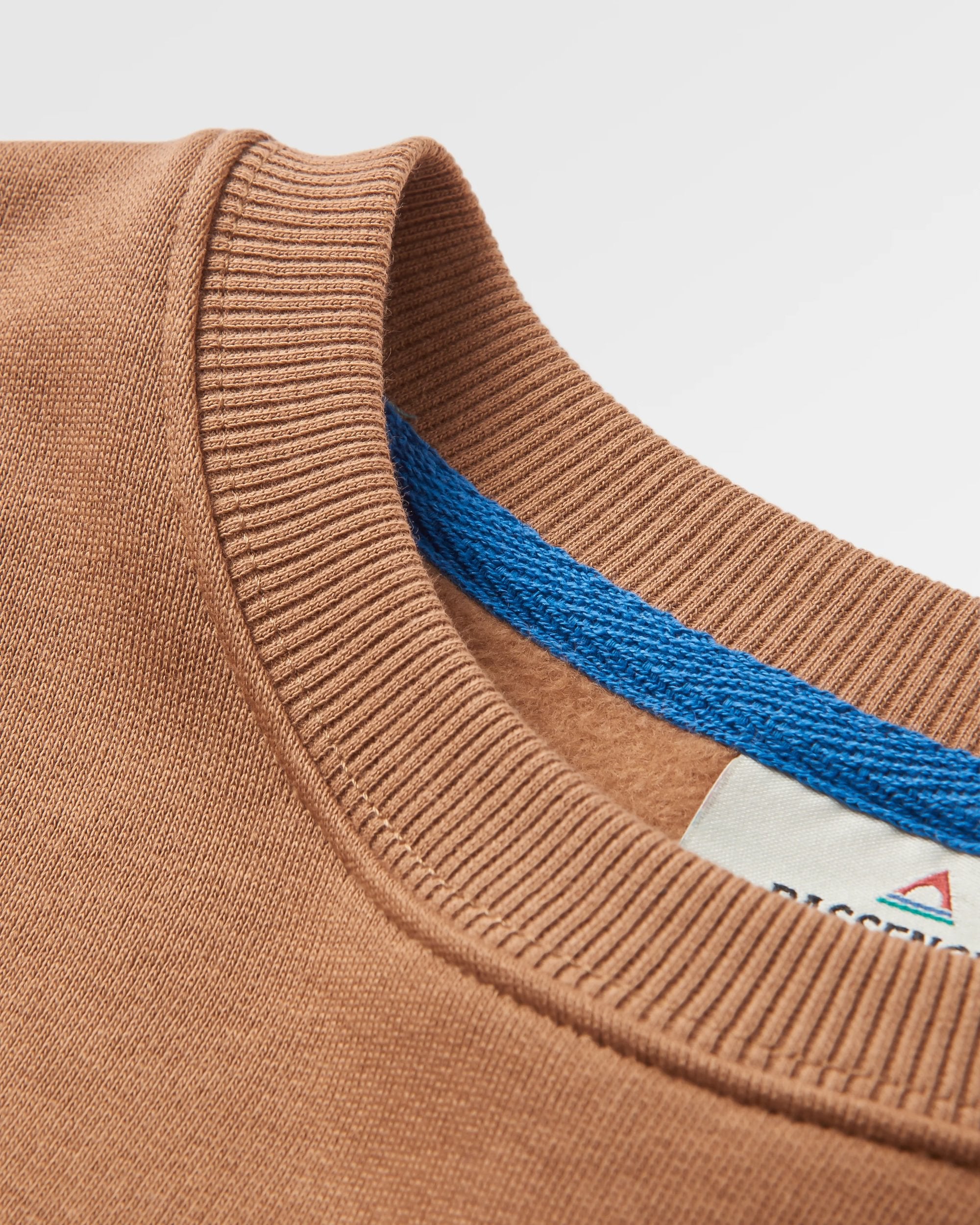 Vita Organic Cotton Sweatshirt - Toffee - Flatlay