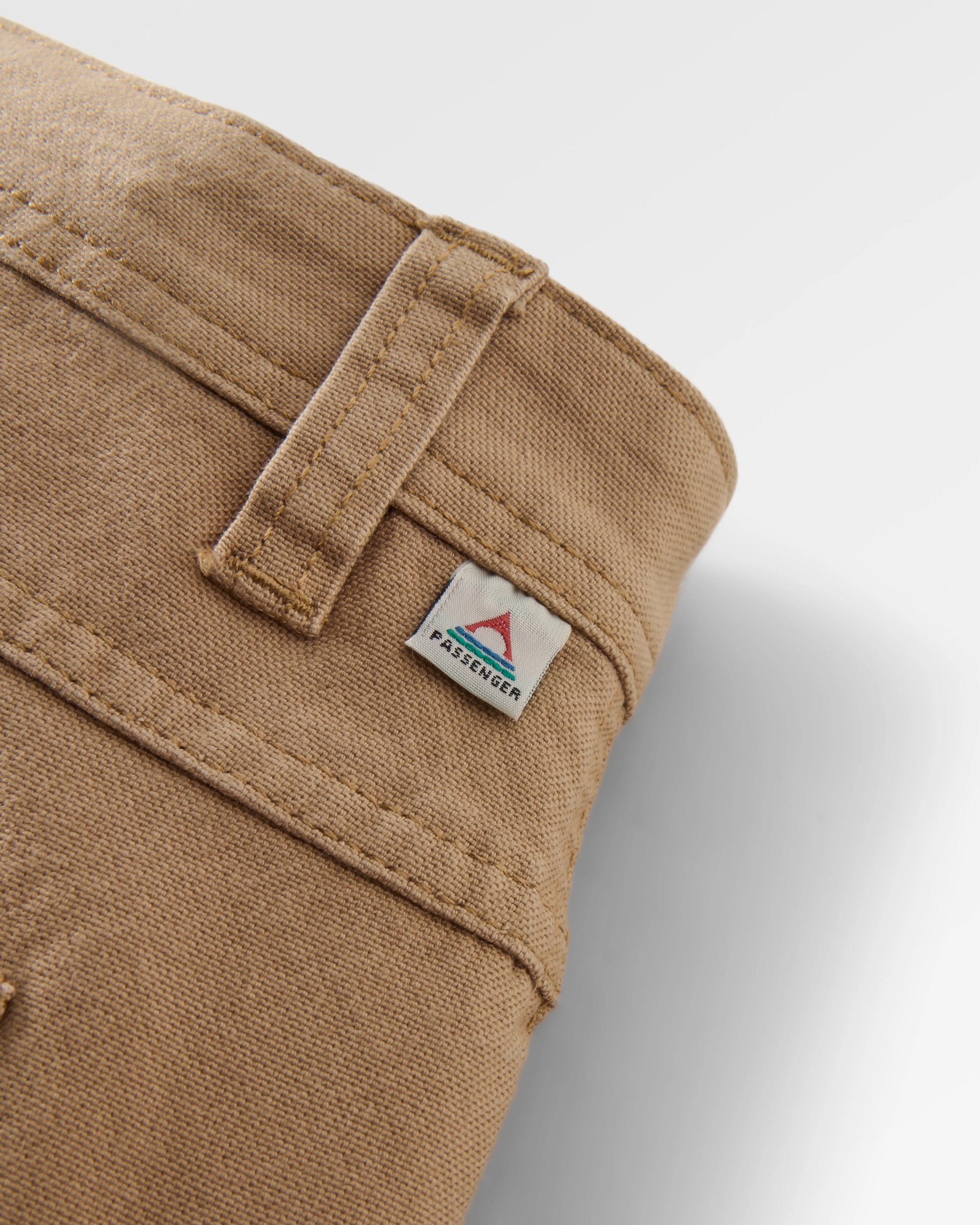 Vantage Organic Cotton Trouser - Biscuit - Flatlay