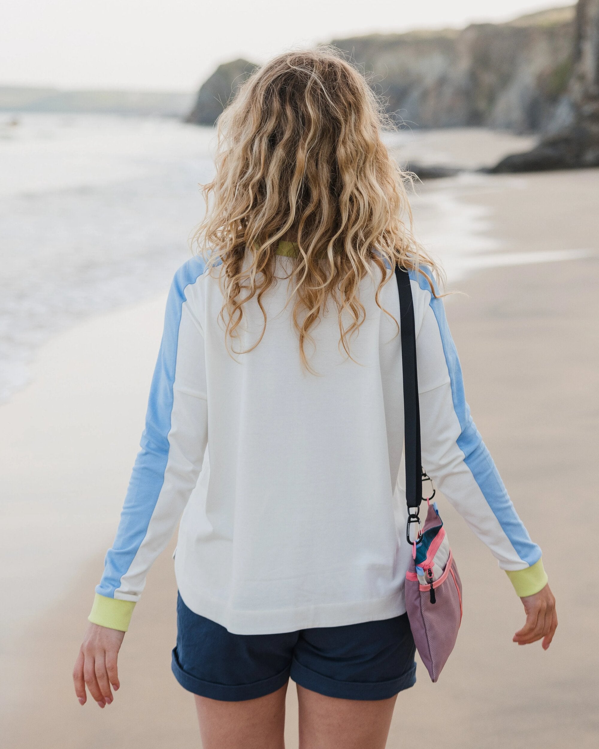 Graze Organic Cotton LS Top - Marshmallow - Lifestyle