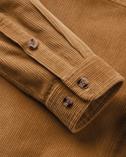 Backcountry Cord Shirt - Toffee - Flatlay