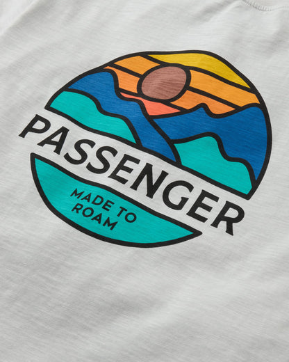 Laidback T-Shirt - Grey Marl - Flatlay