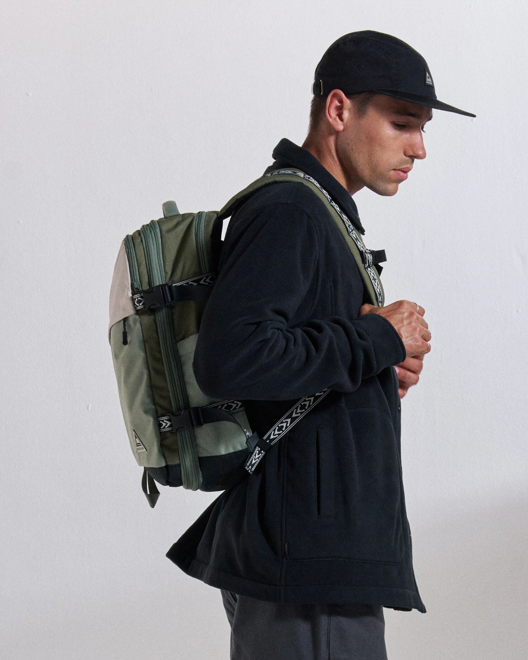 Boondocker Expandable Travel Pack - Pistachio/Misty Grey - Studio Model - Male