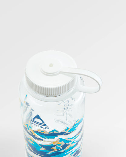 Nalgene 1L Wide Mouth Water Bottle - Winter Mountains