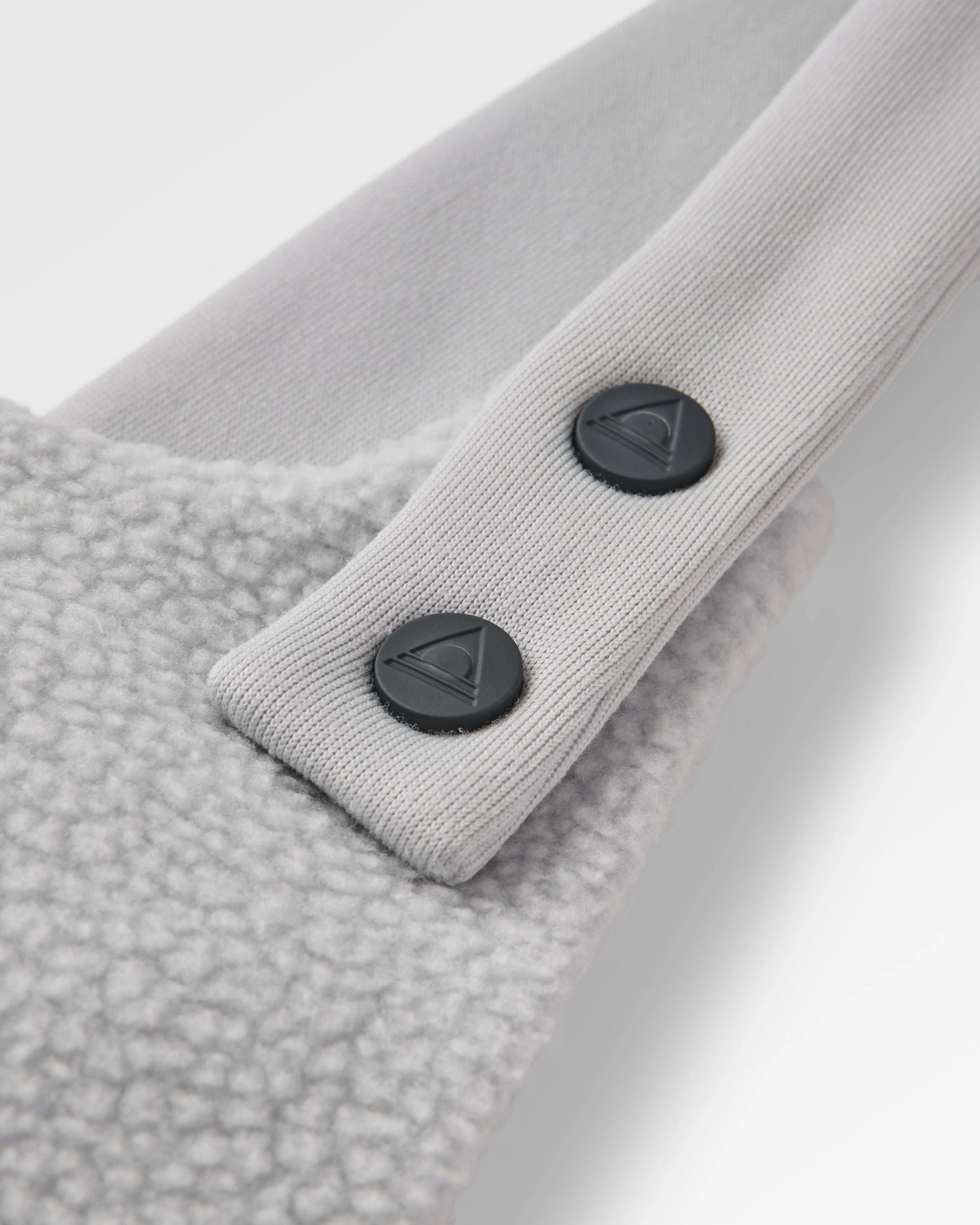 Campout Fleece Dungaree - Light Grey - Flatlay