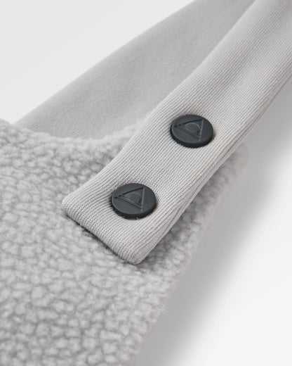 Campout Fleece Dungaree - Light Grey - Flatlay