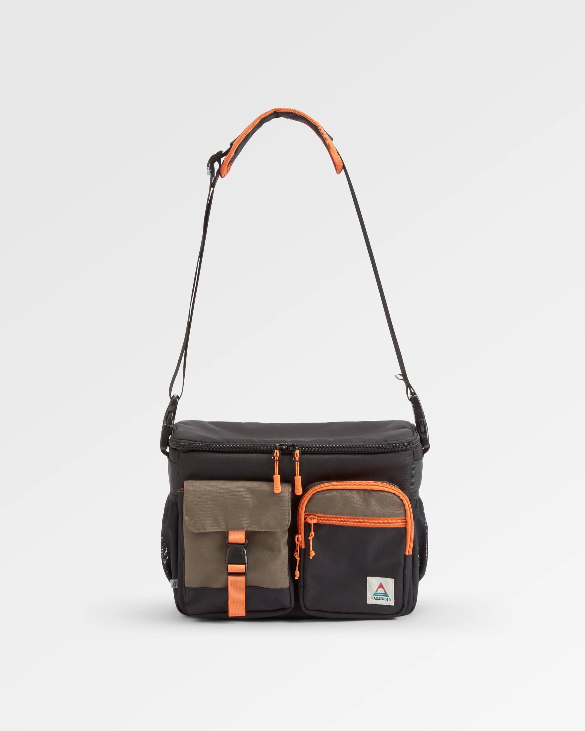 Boondocker Recycled Camera Bag  - True Black/ Khaki - Flatlay