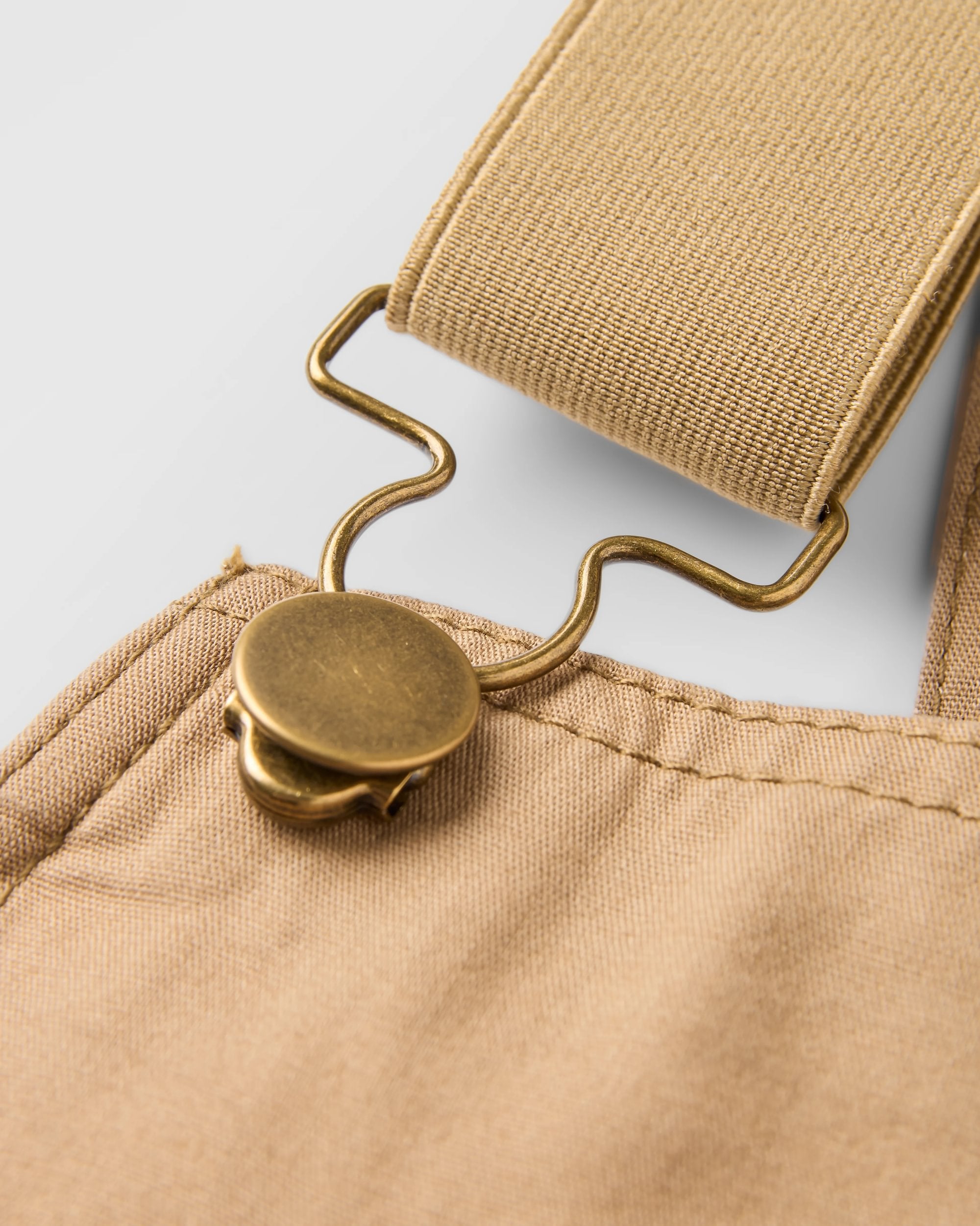 Shuffle Light Short Dungarees - Elmwood - Flatlay