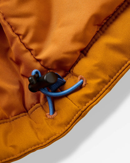 Elevate Insulated Waterproof Jacket - Retro Orange - Flatlay