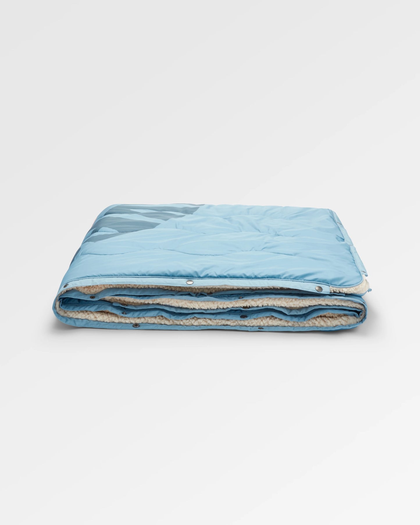 Cabin Recycled Sherpa Blanket - Faded Denim