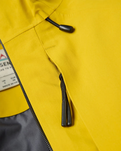 Serein Waterproof Parka - Heritage Yellow - Flatlay
