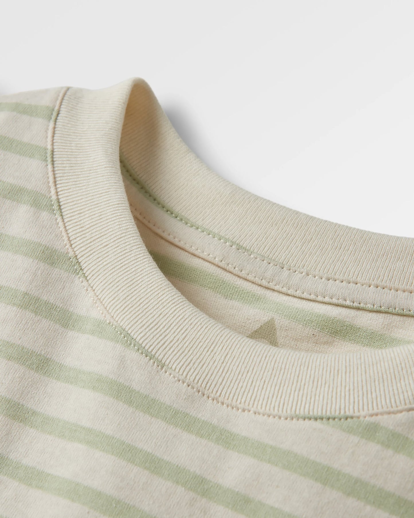 Zen Recycled Relaxed Fit T-Shirt - Apple Green Stripe