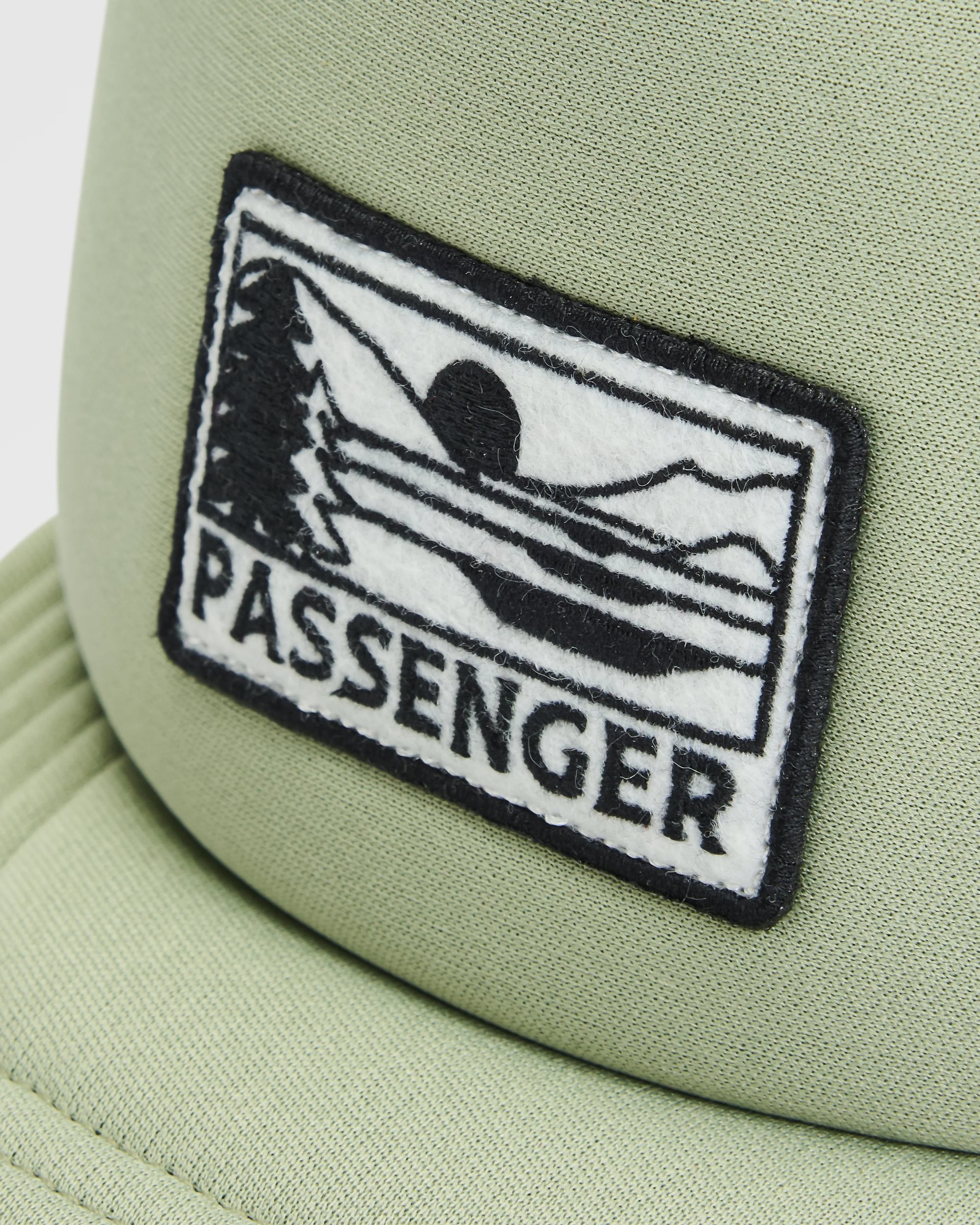 Roamer Snapback Trucker Cap - Pistachio - Flatlay