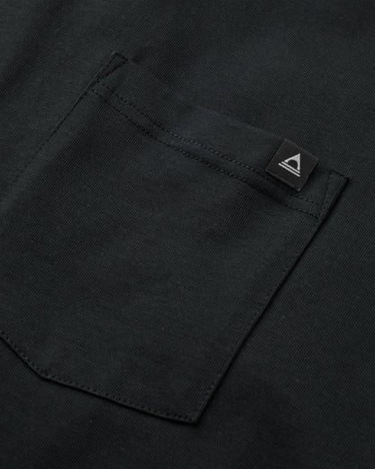 Heritage Relaxed Fit T-Shirt - Black - Flatlay