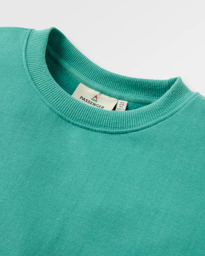 Heritage Relaxed Fit Sweatshirt - Ocean Teal - Flatlay