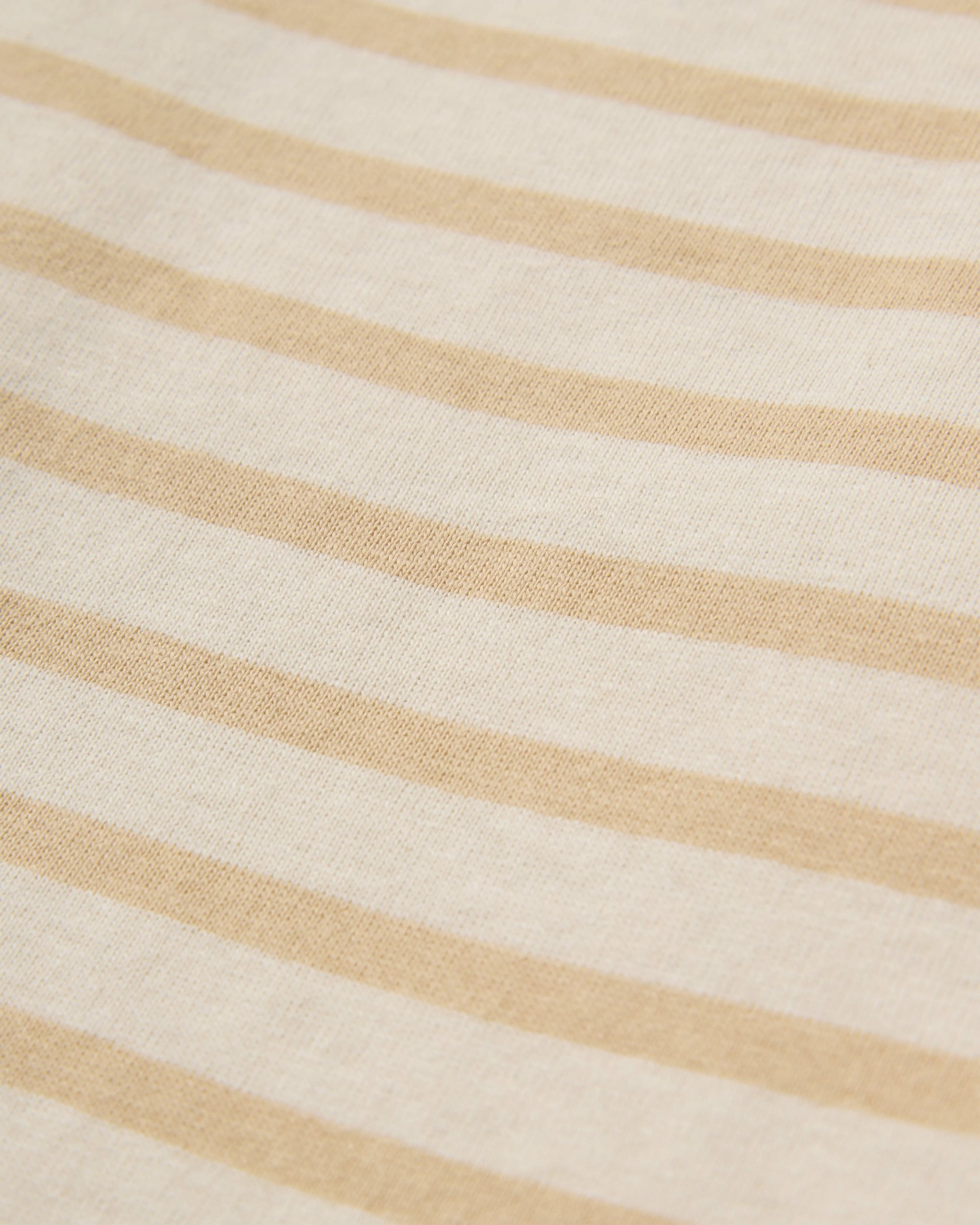 Zen Recycled Relaxed Fit T-Shirt - Stone Stripe - Flatlay