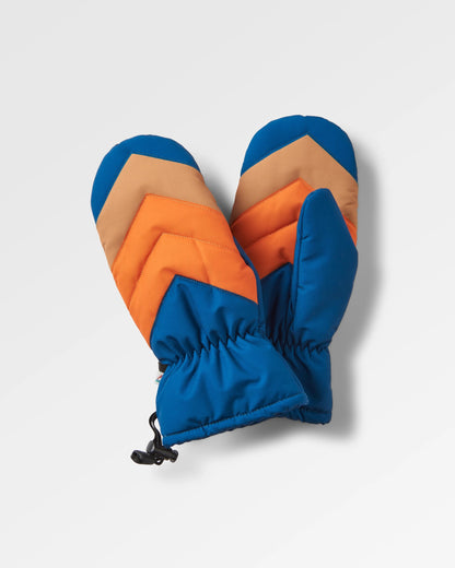 Moonlight Mittens - Tidal Blue Orange Multi