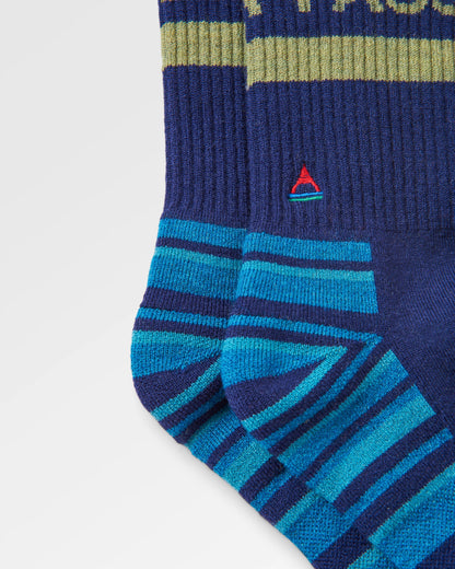 Sierra Active Socks - Tidal Blue