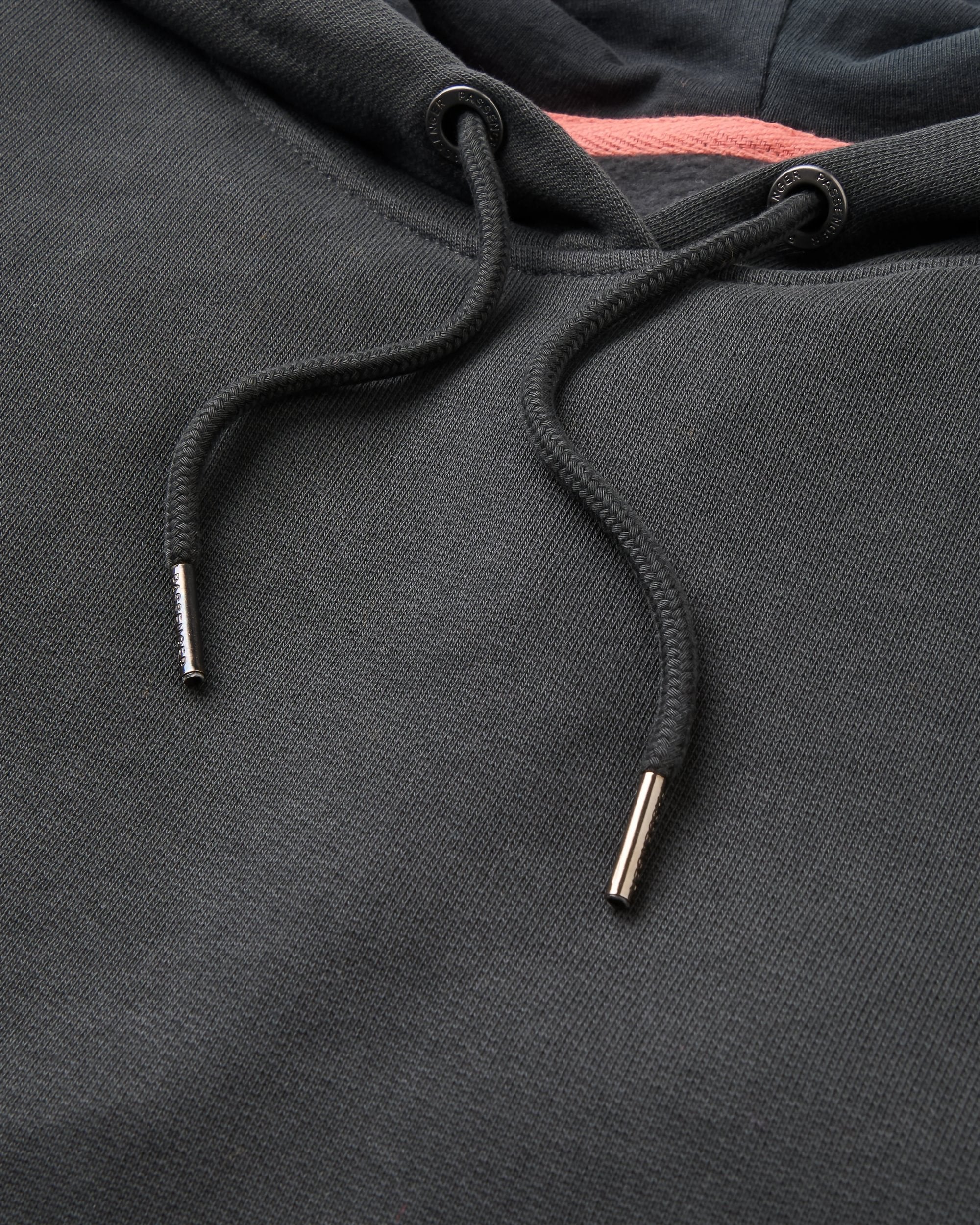 Wildedge Recycled Cotton Hoodie - Black - Flatlay