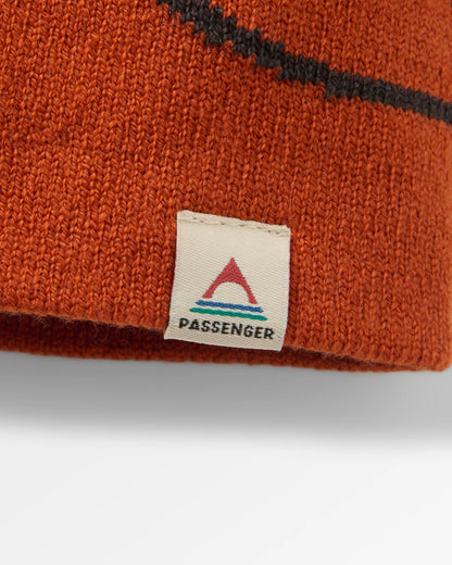 Tarn Beanie - Dark Rust - Flatlay