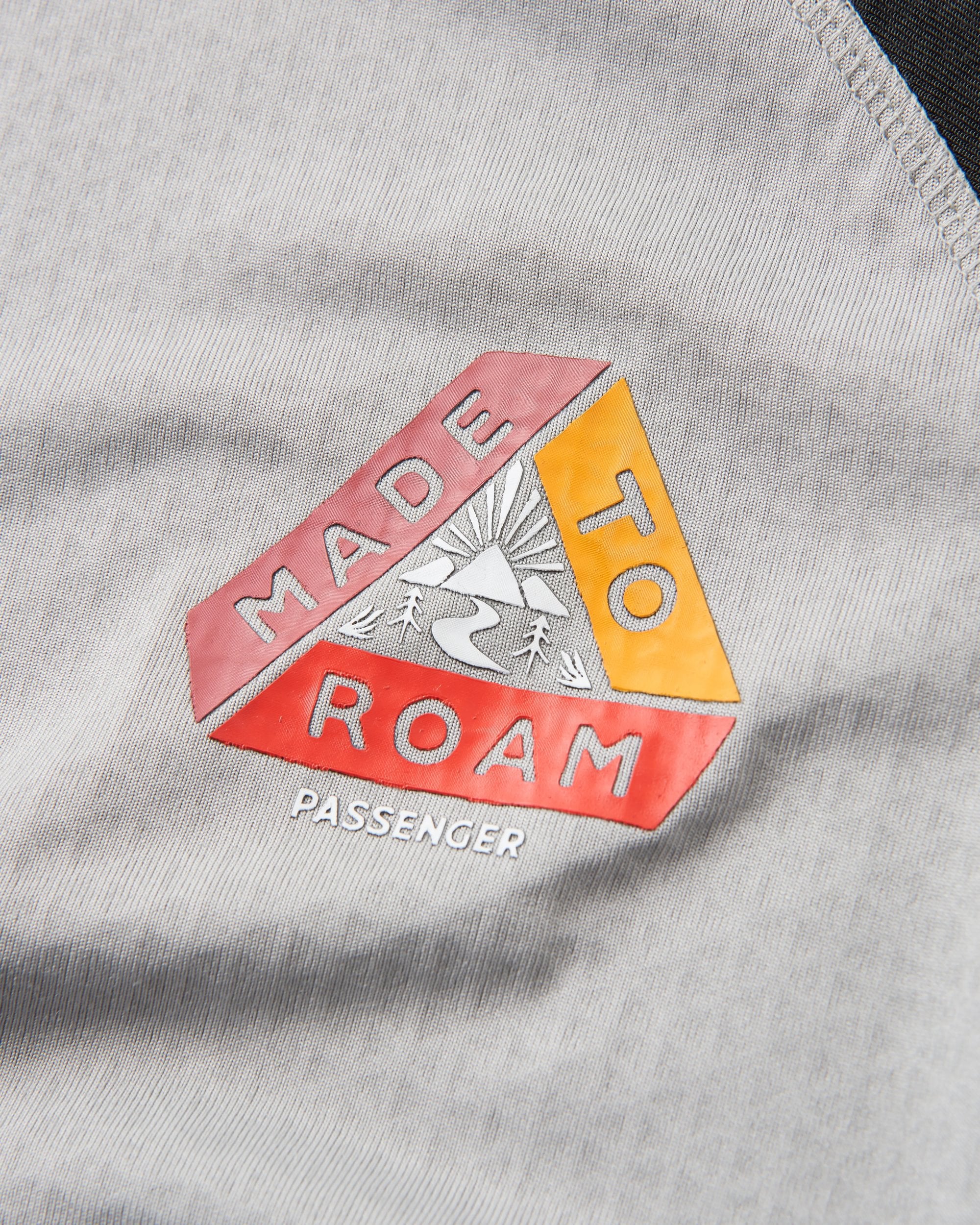 Atlantis Recycled Base Layer LS T-Shirt - Black/Grey Marl - Flatlay