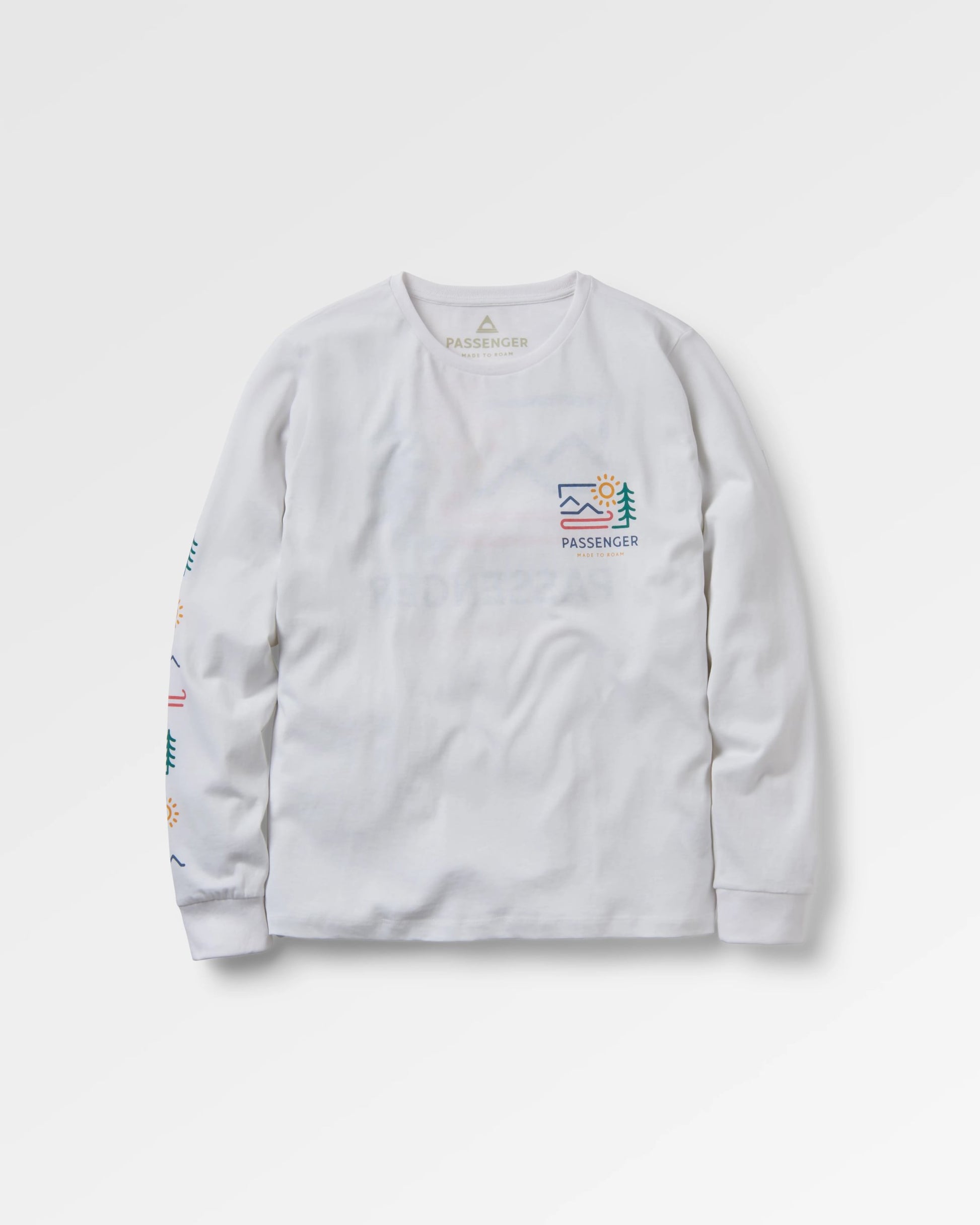 Phoenix Recycled LS T-Shirt - White