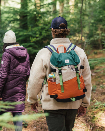 Boondocker Recycled 26L Backpack - Rain Forest Orange Multi